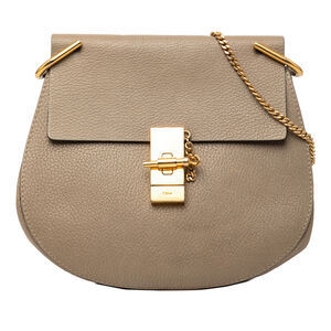 Pre-Loved Chloé Small Grained Calfskin Drew Crossbody